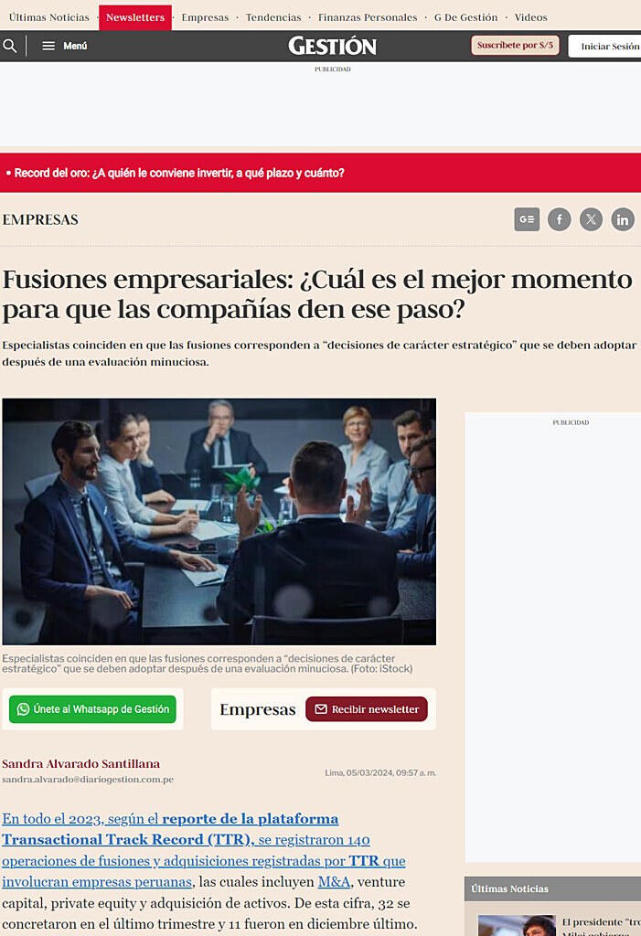 Fusiones empresariales: Cul es el mejor momento para que las compaas den ese paso?